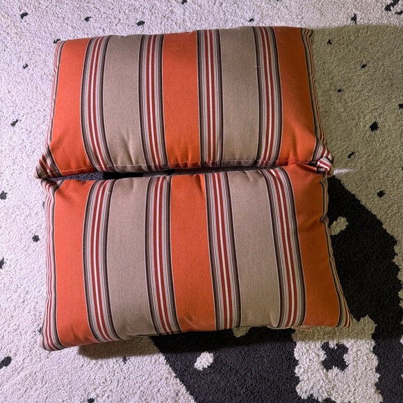 Sunbrella® Pottery Barn Passage Striped Outdoor Lumbar Throw Pillow - Picture 4 of 7
